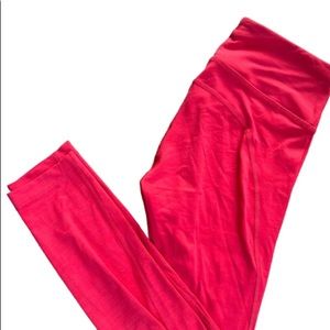 Outdoor Voices Cherry Red Skinny Yoga Pants
